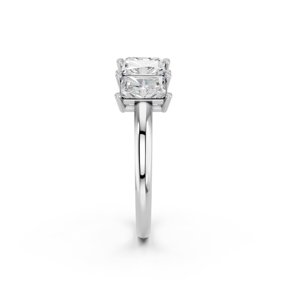 5 STONE RADIANT RING