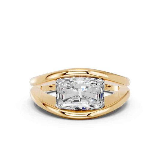 RADIANT E-W FANCY BEZEL RING