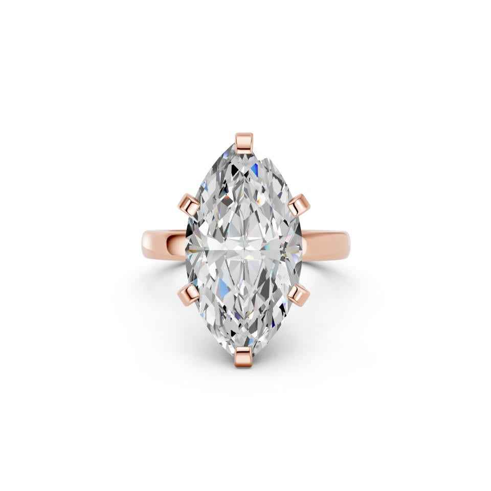 MARQUISE RING WITH FANCY COLLAR HIDDEN HALO