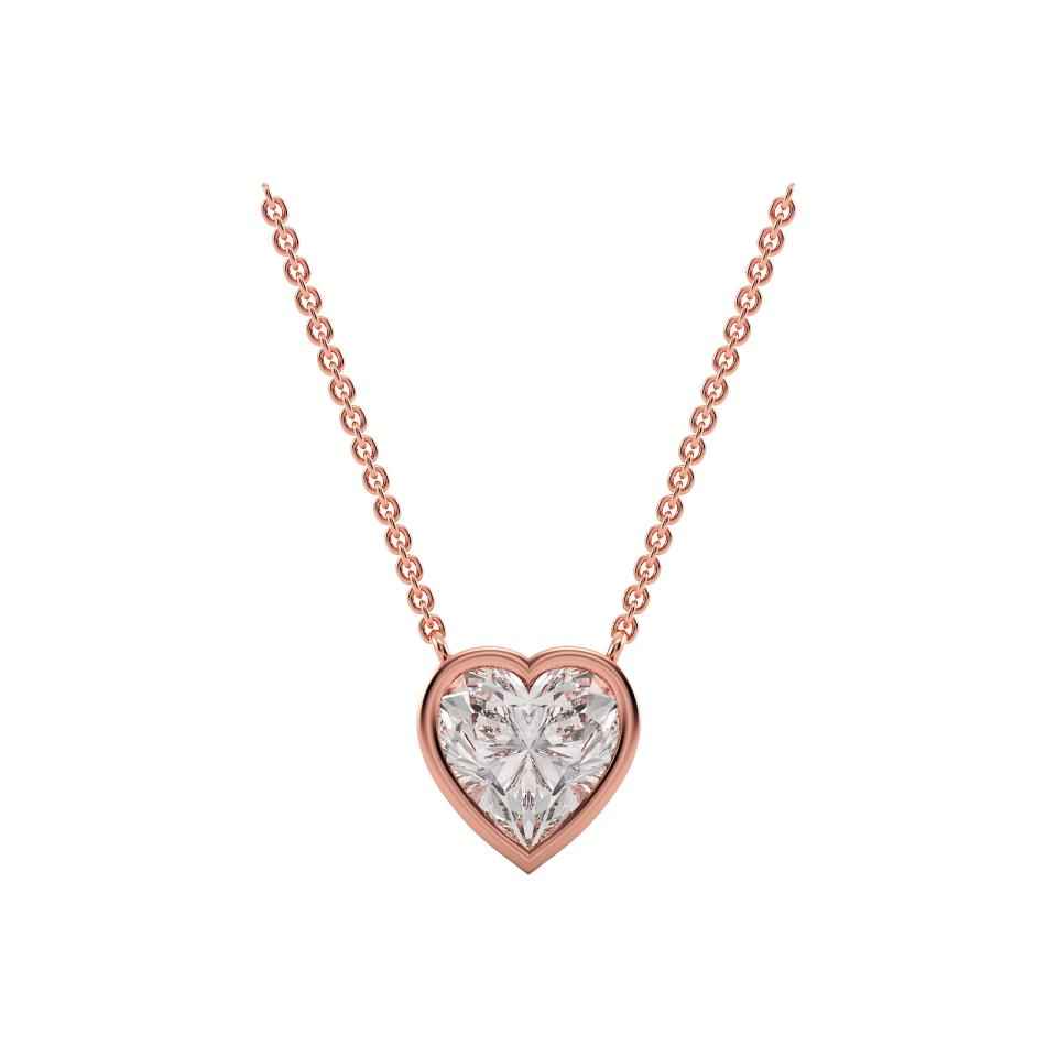 HEART BEZEL PENDANT