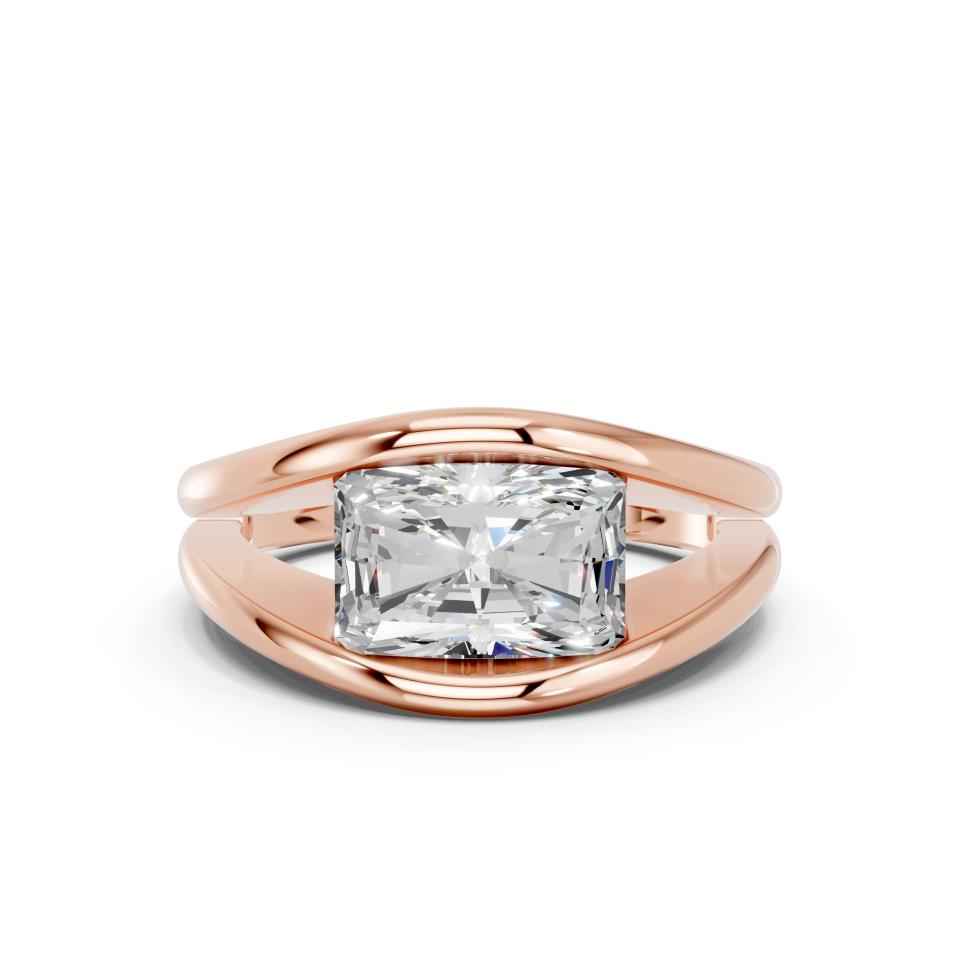 RADIANT E-W FANCY BEZEL RING