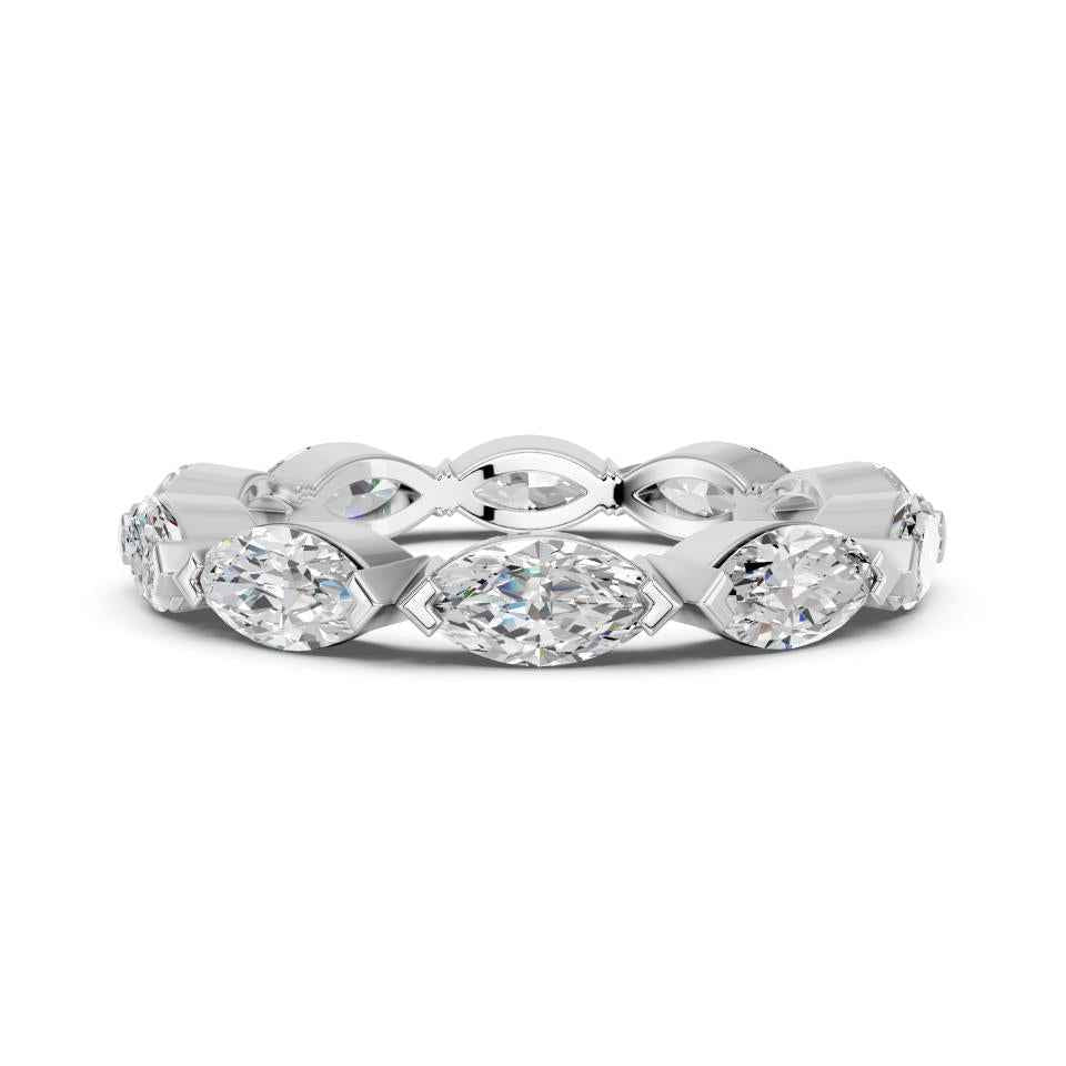 MARQUISE E-W ETERNITY BAND