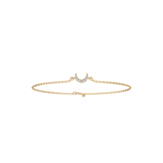 MOON SOLITAIRE BRACELET - M&D Signature Jewels