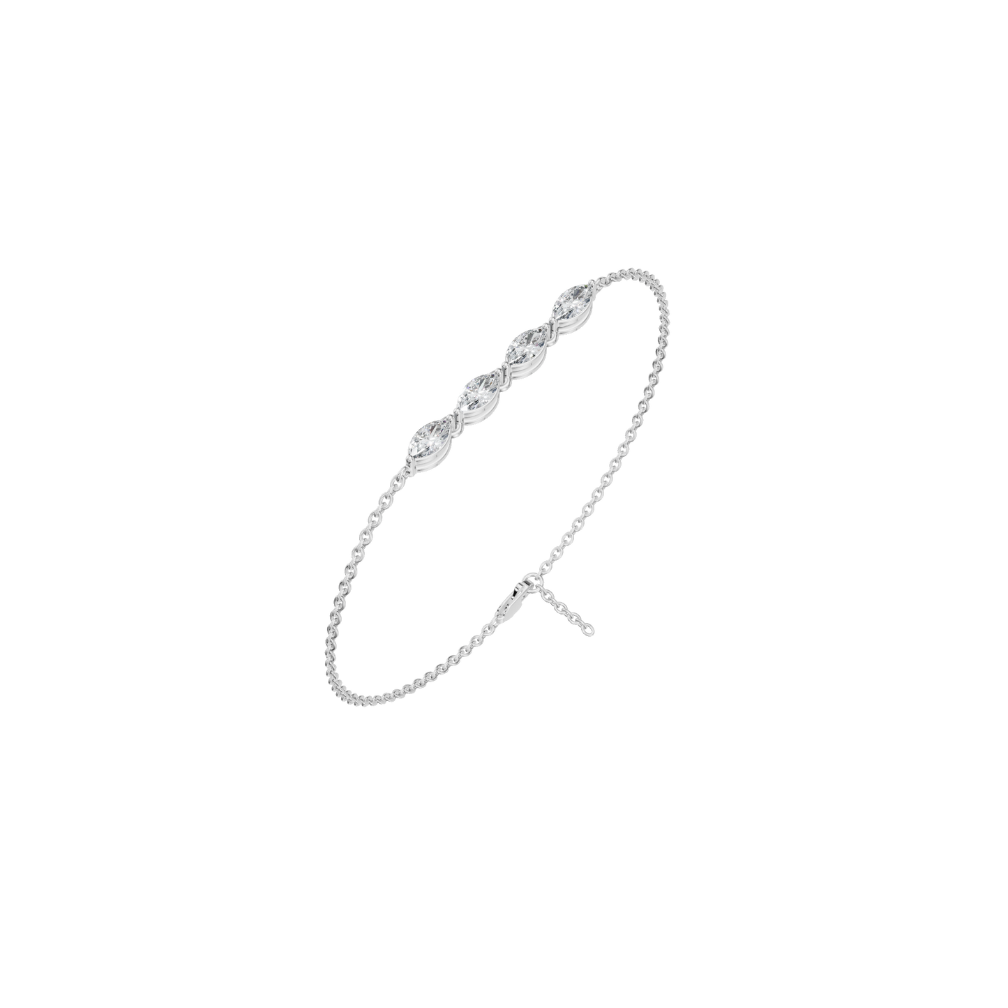 MARQUISE SOLITAIRE BRACELET - M&D Signature Jewels