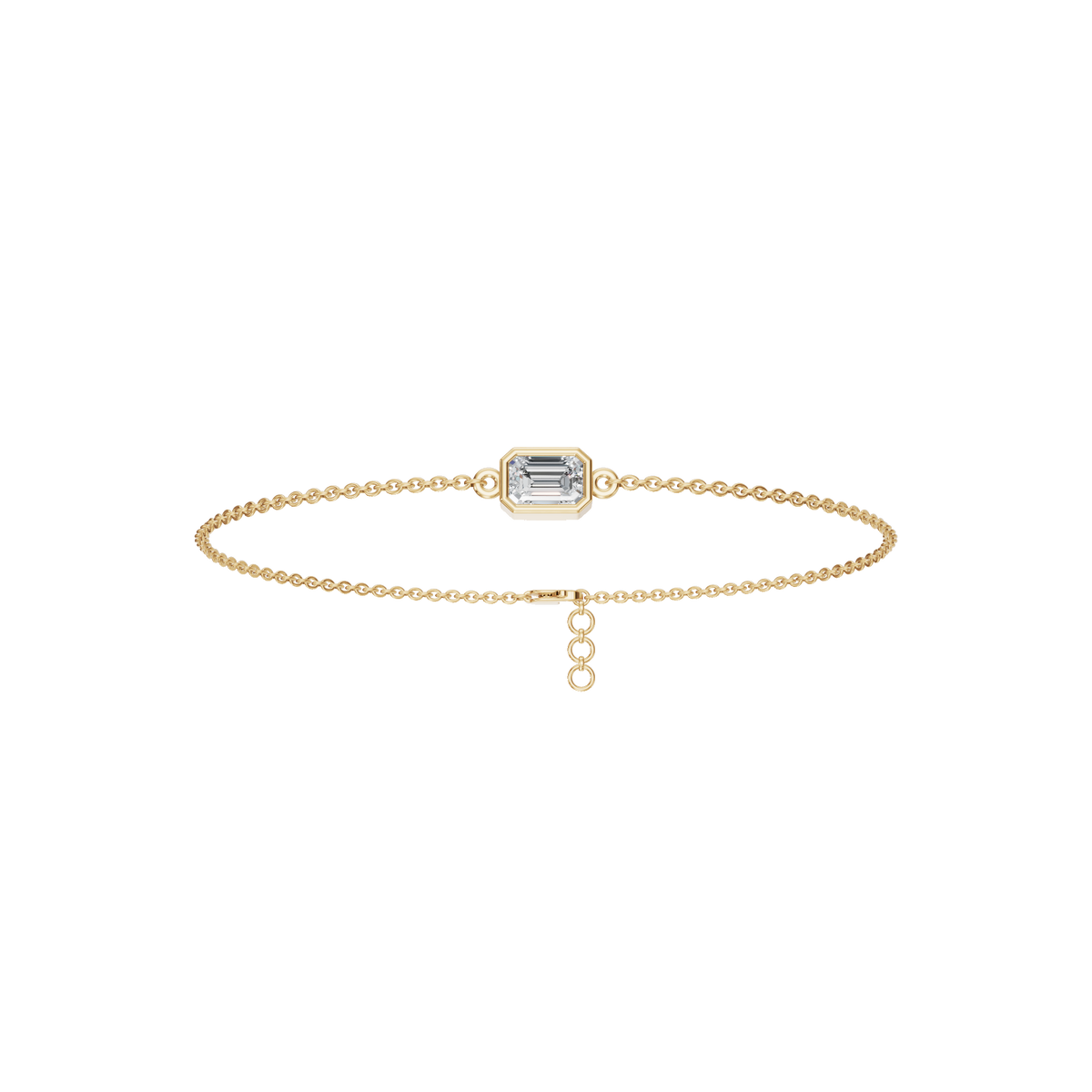 EMERALD SOLITAIRE BRACELET