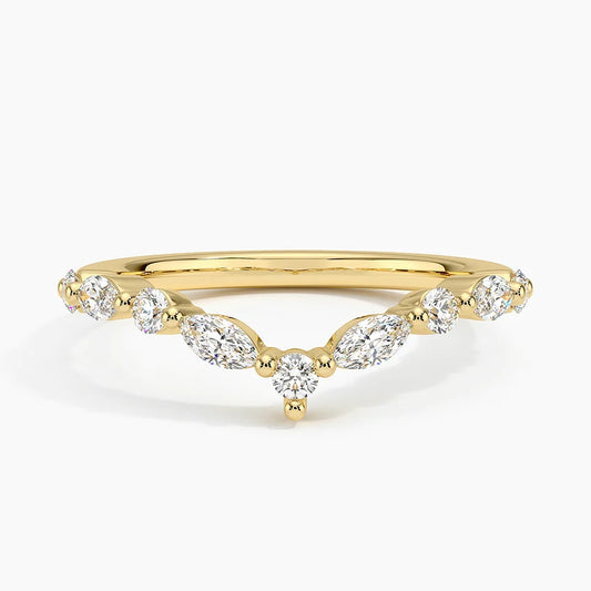 GRAND PALAIS CURVED BAND - M&D Signature Jewels