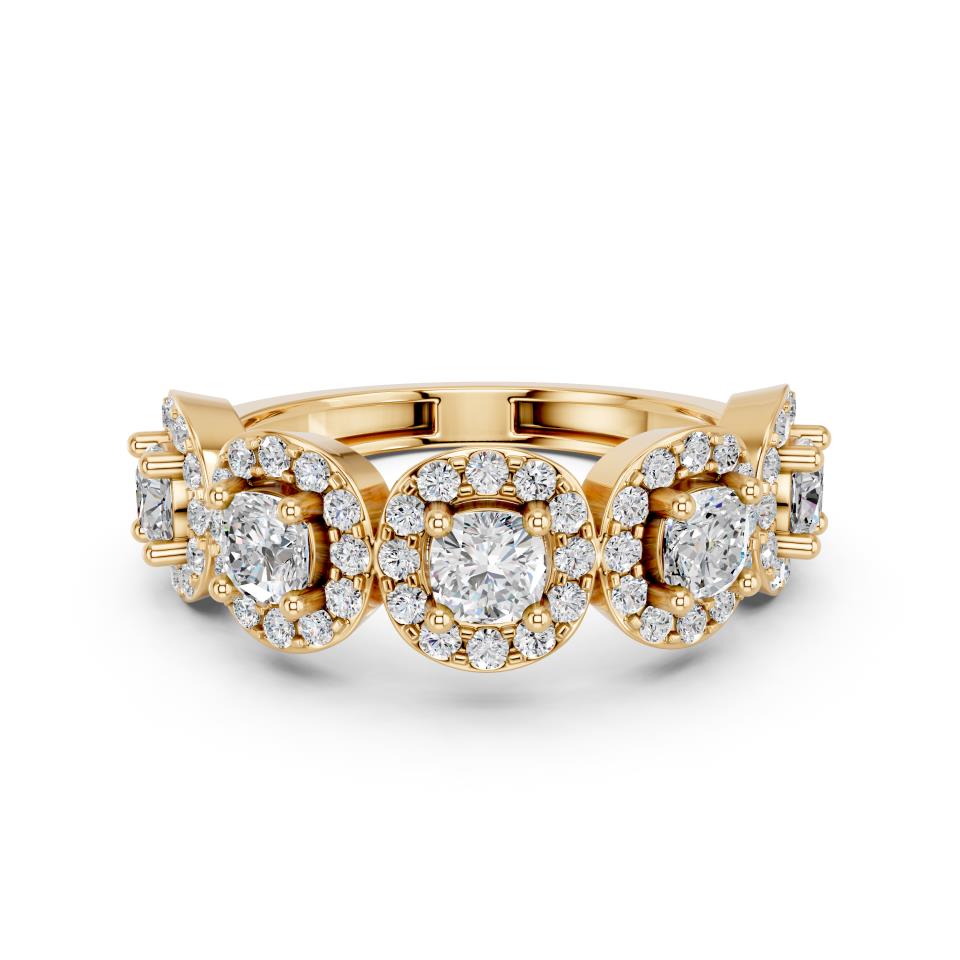 CUSHION FANCY HALO RING