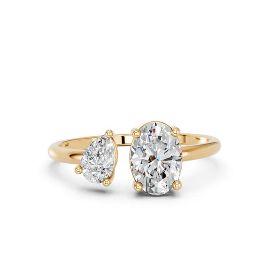 HEART & OVAL TOI MOI RING