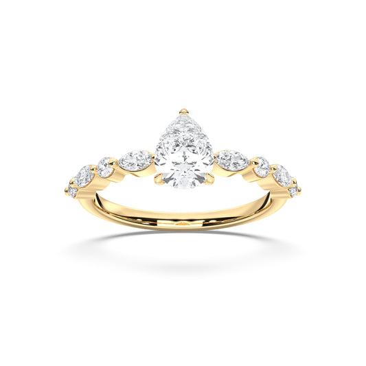 PEAR NATURE INSPIRED RING - M&D Signature Jewels