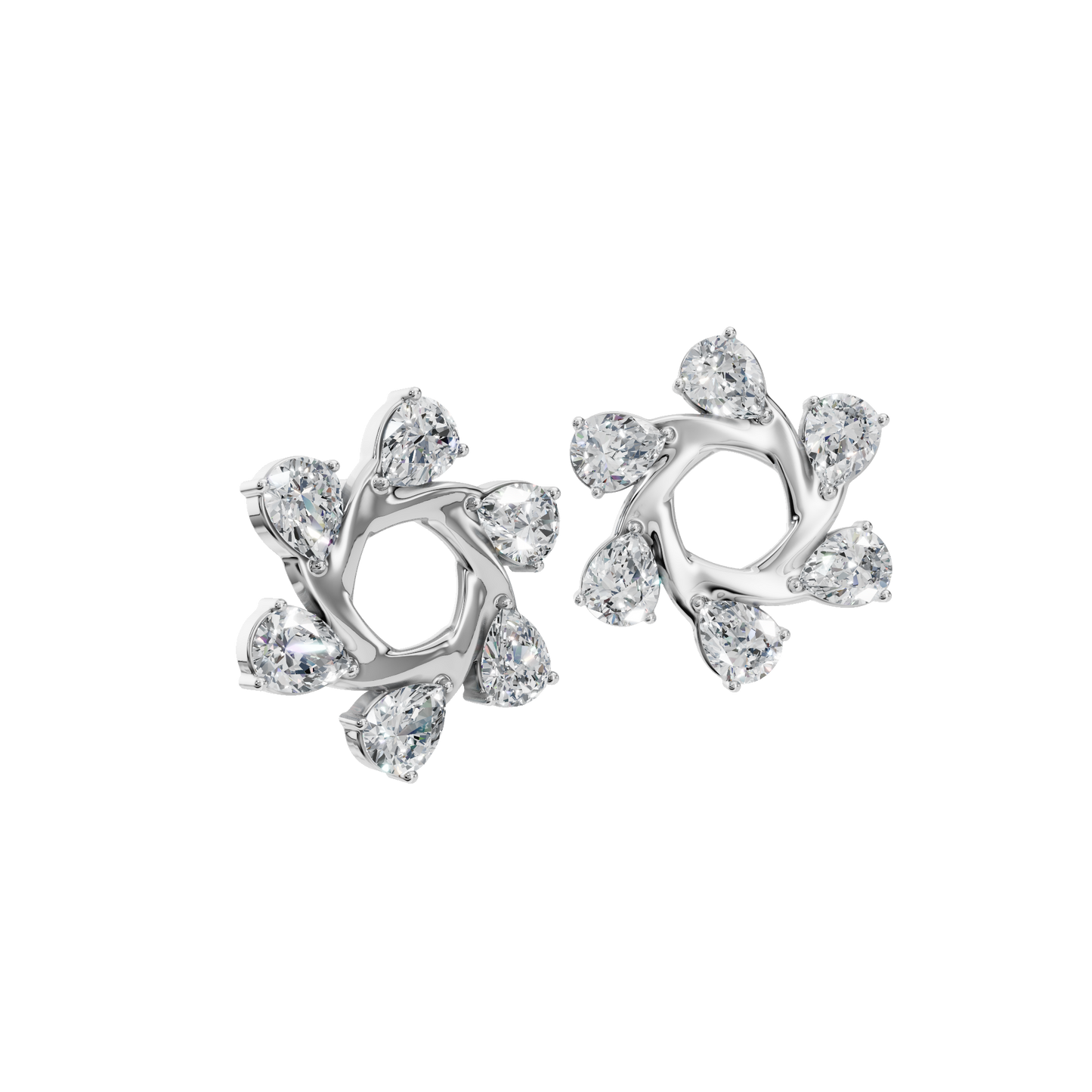 PEAR FANCY EARRING - M&D Signature Jewels