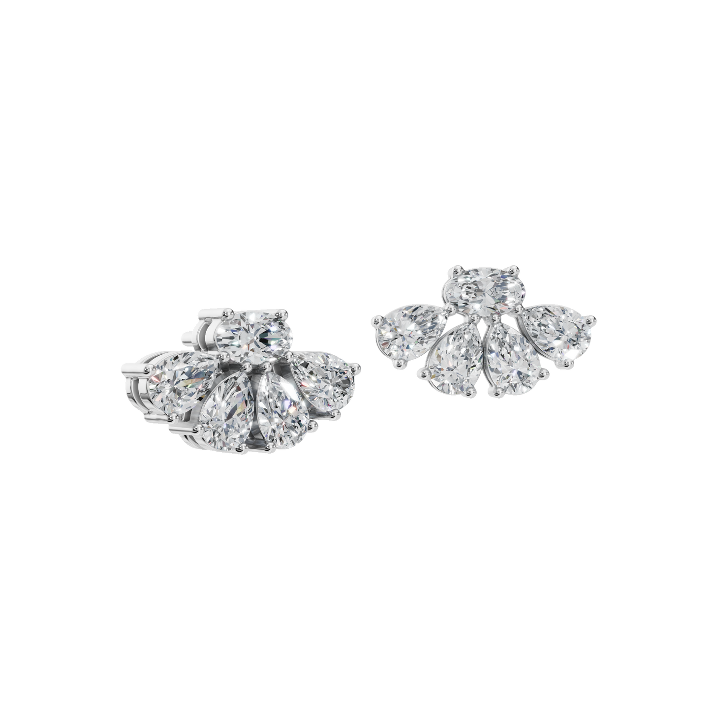 OVAL PEAR FANCY EARRING - M&D Signature Jewels