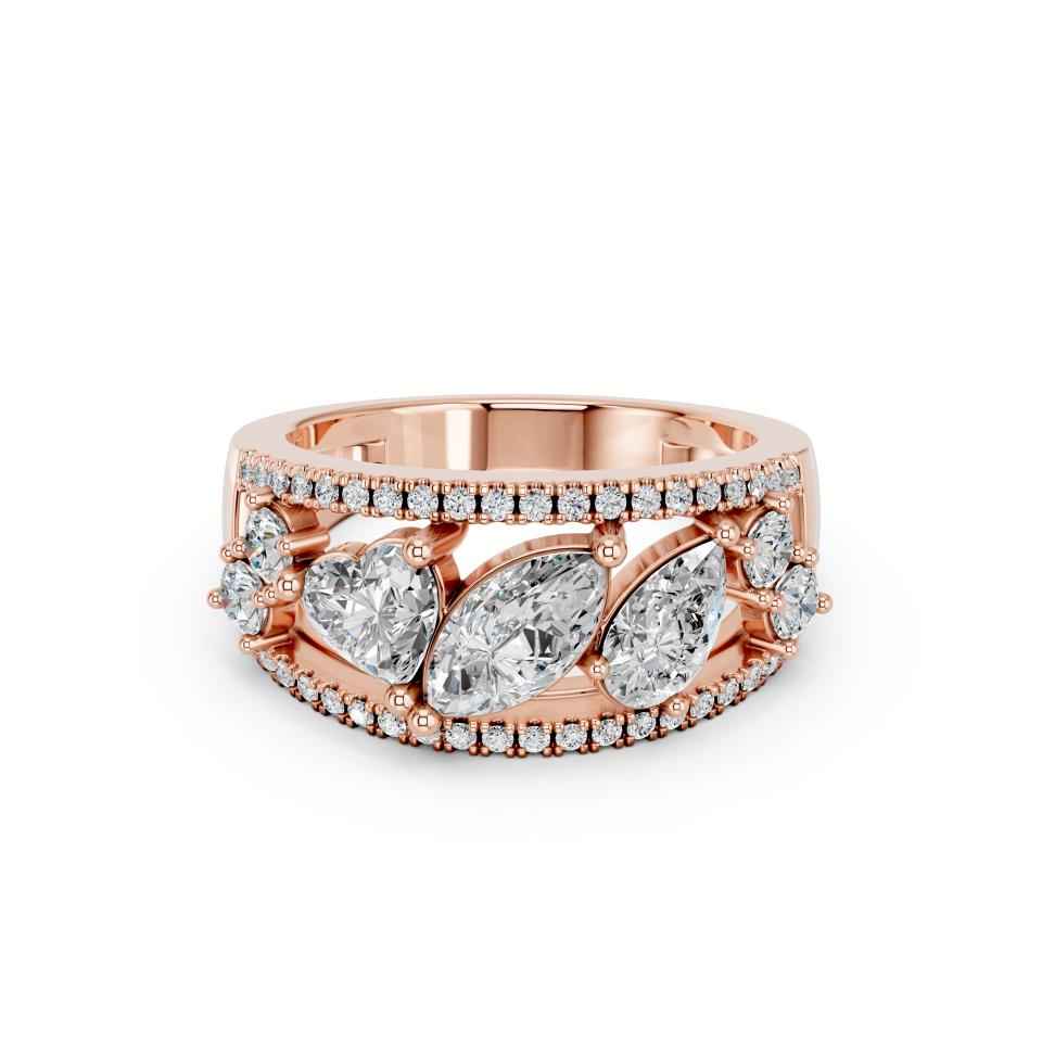 MULTI-SHAPE PAVE BAND