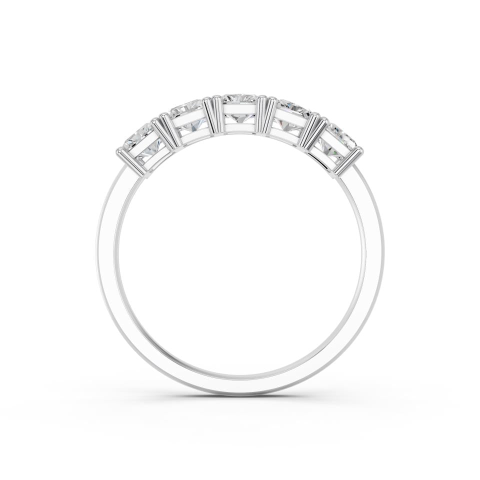 5 STONE RADIANT RING