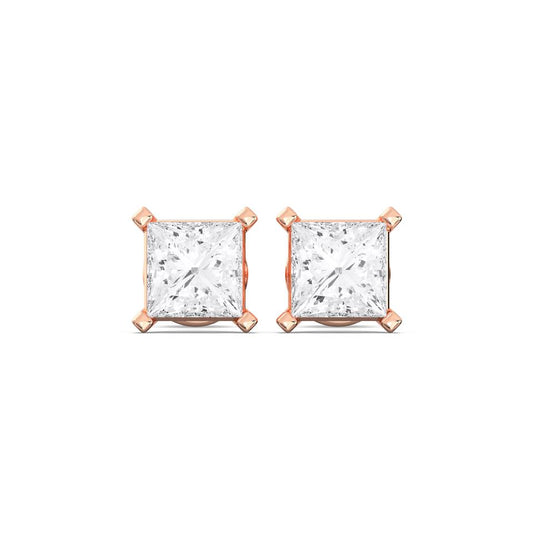 PRINCESS 4 PRONG BASKET EARRINGS - M&D Signature Jewels