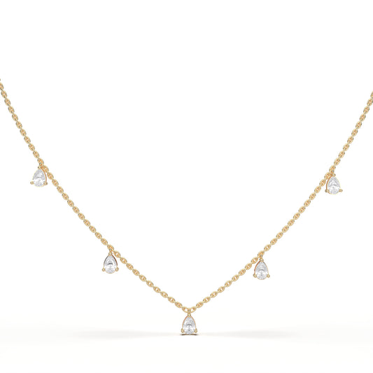 PEAR FANCY NECKLACE