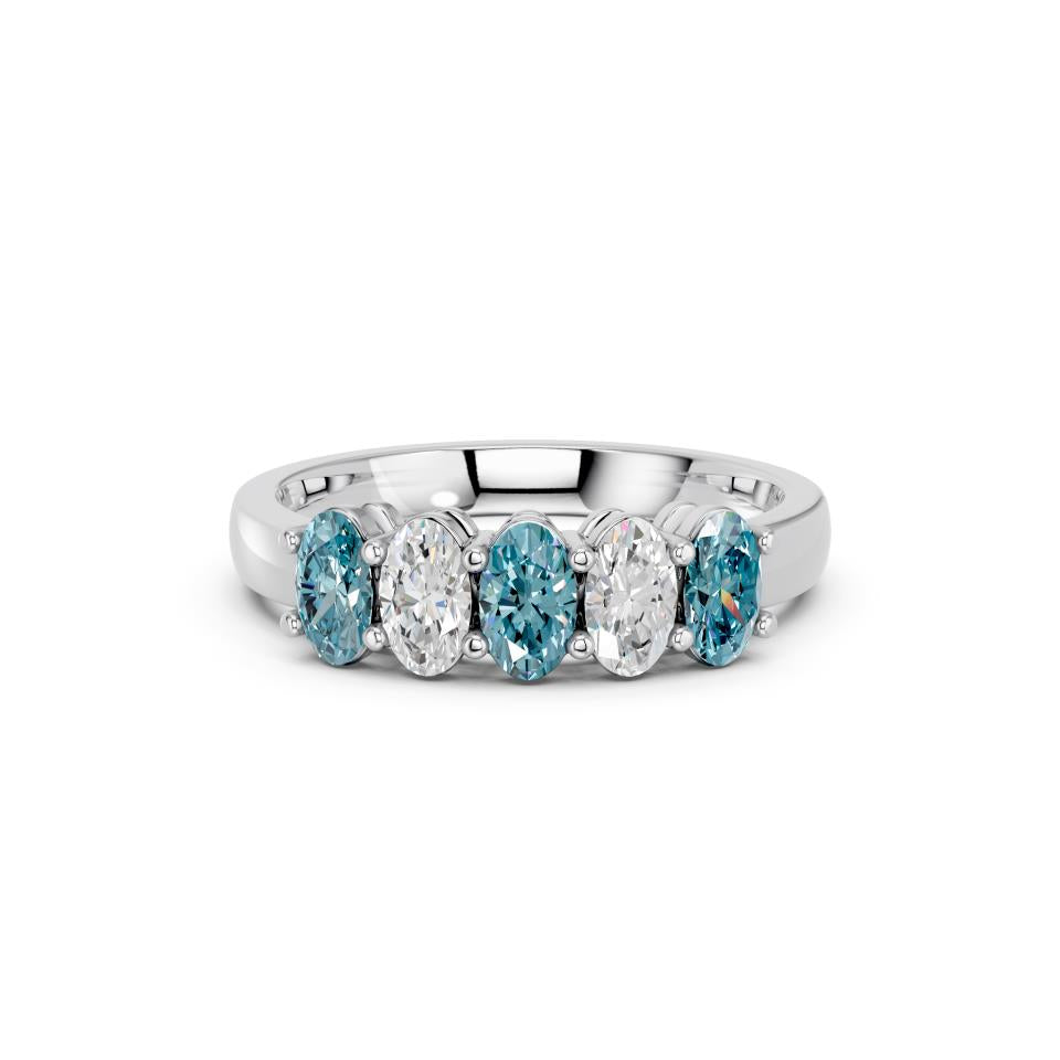 BLUE OVAL BAND
