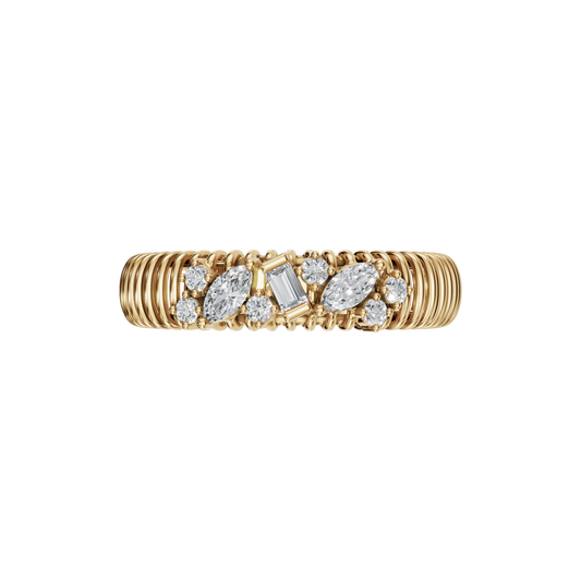 MULTI-SHAPE WEDDING BAND - M&D Signature Jewels
