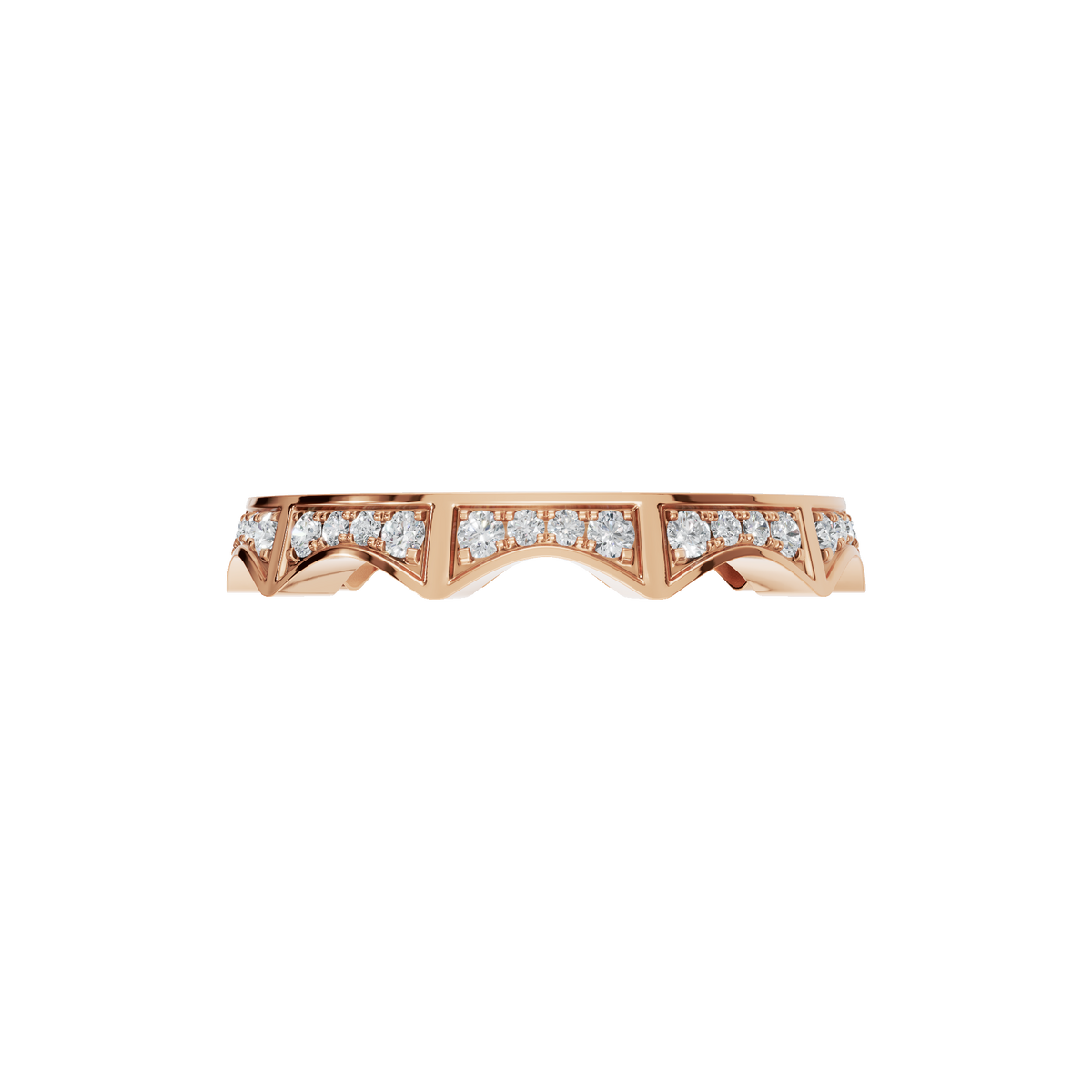 CROWN ETERNITY WEDDING RING