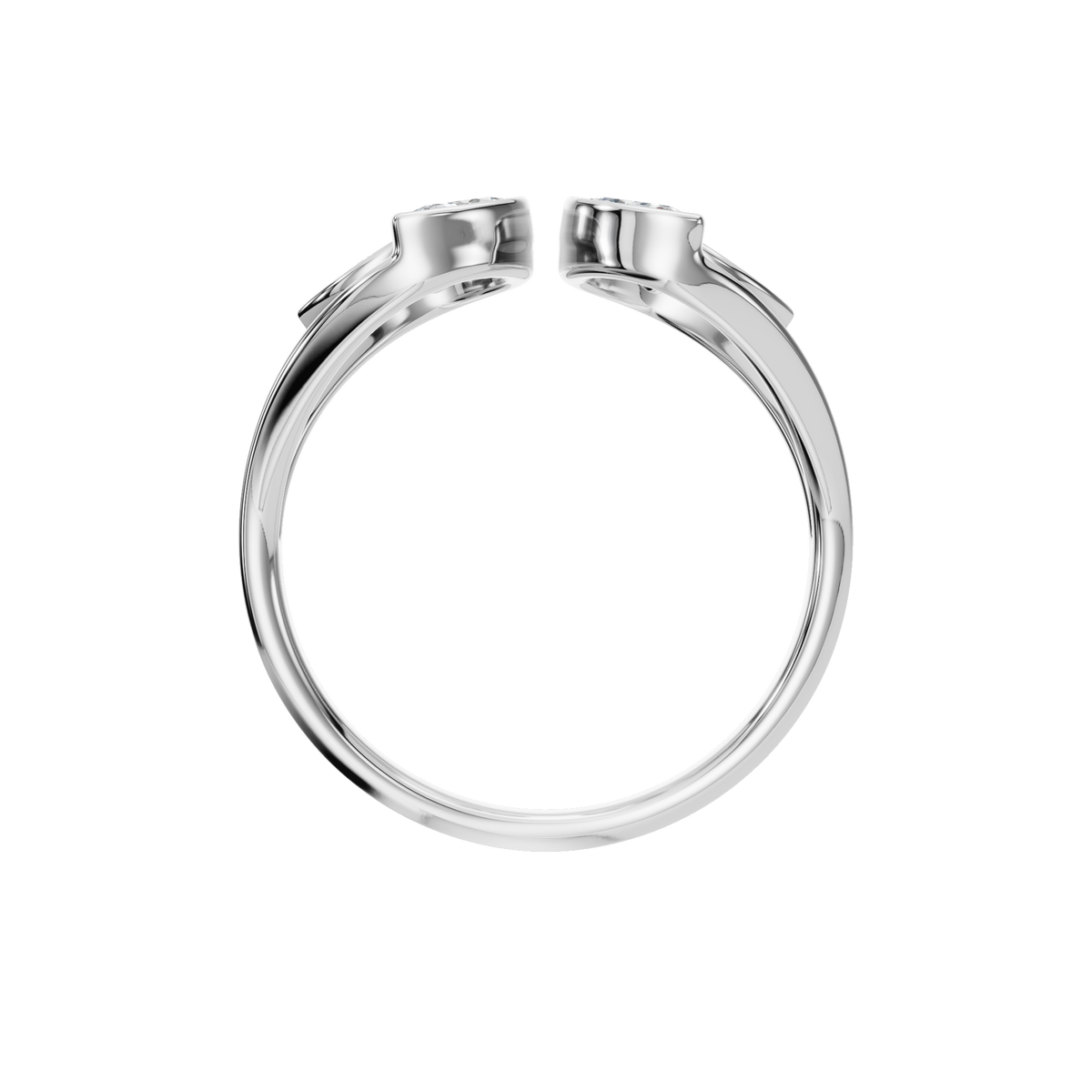 FLOWER OPEN WEDDING RING