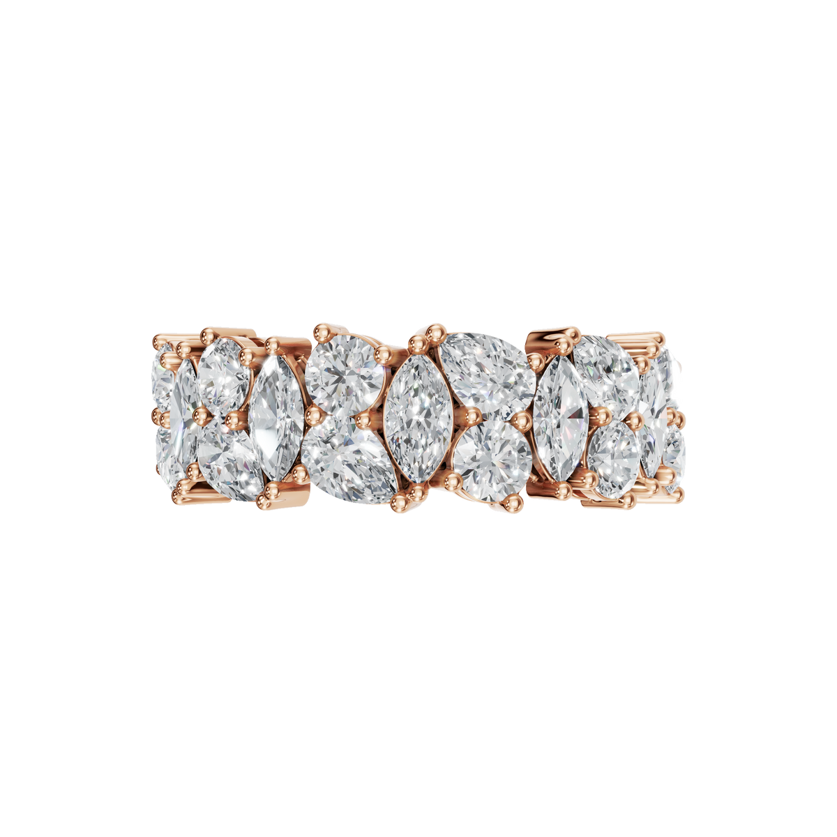 MULTI-SHAPE WEDDING BAND
