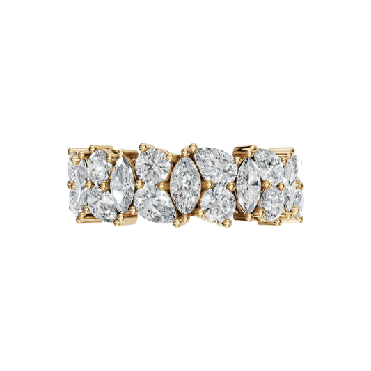 MULTI-SHAPE WEDDING BAND - M&D Signature Jewels