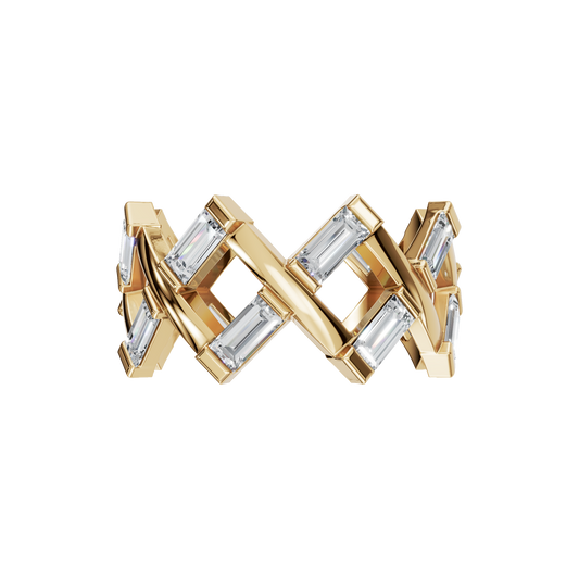 FANCY BAGUETTE WEDDING BAND - M&D Signature Jewels