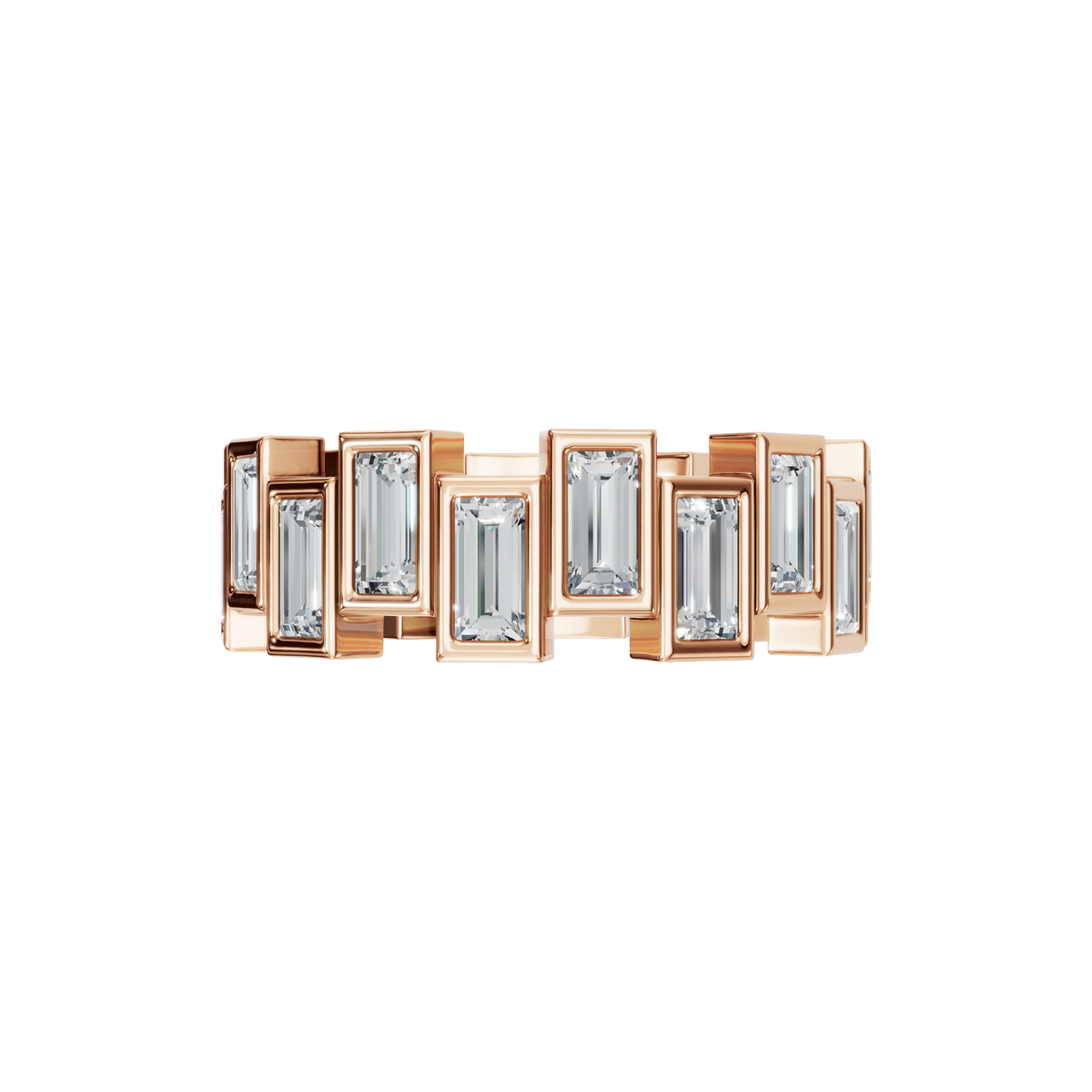 BAGUETTE ETERNITY WEDDING BAND