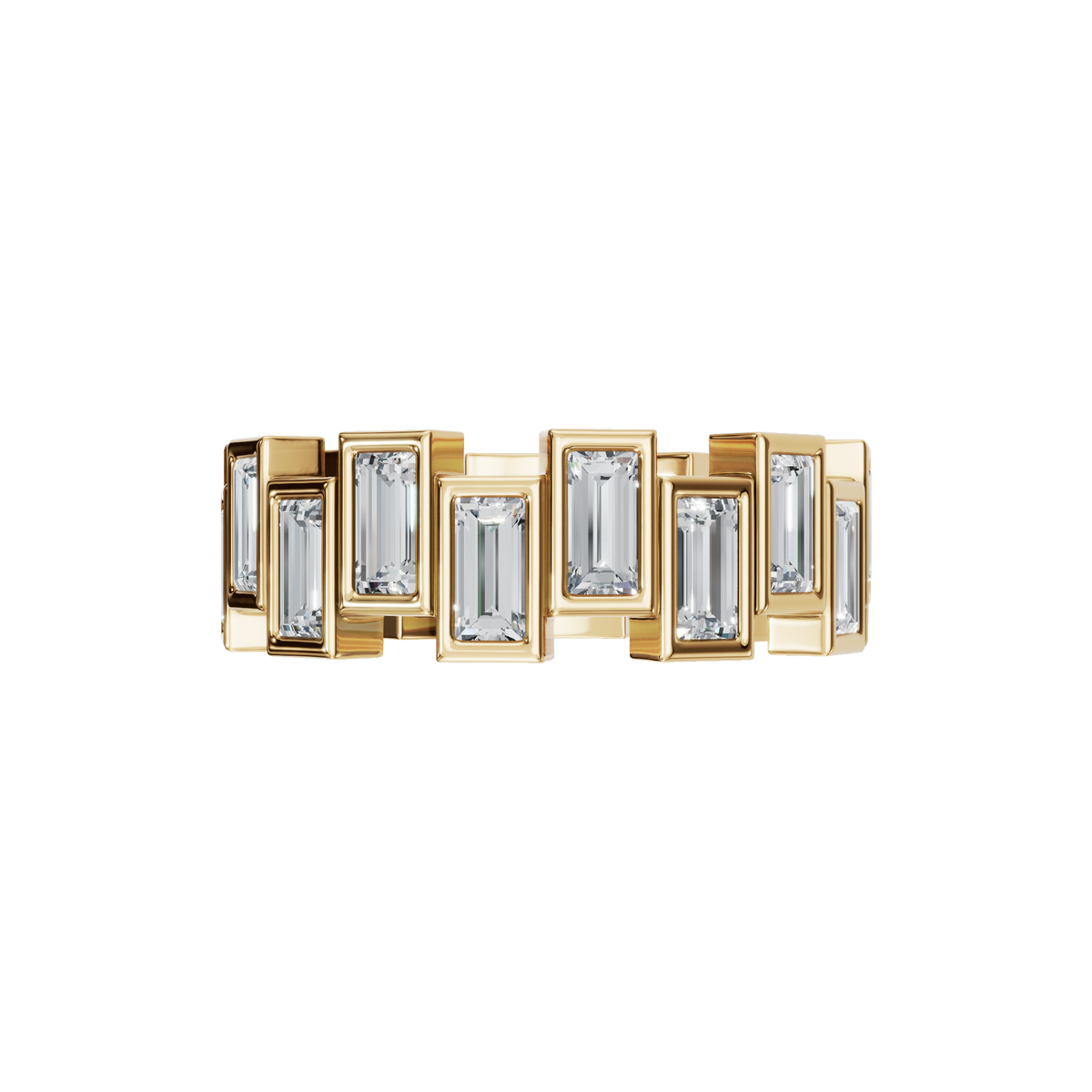 BAGUETTE ETERNITY WEDDING BAND