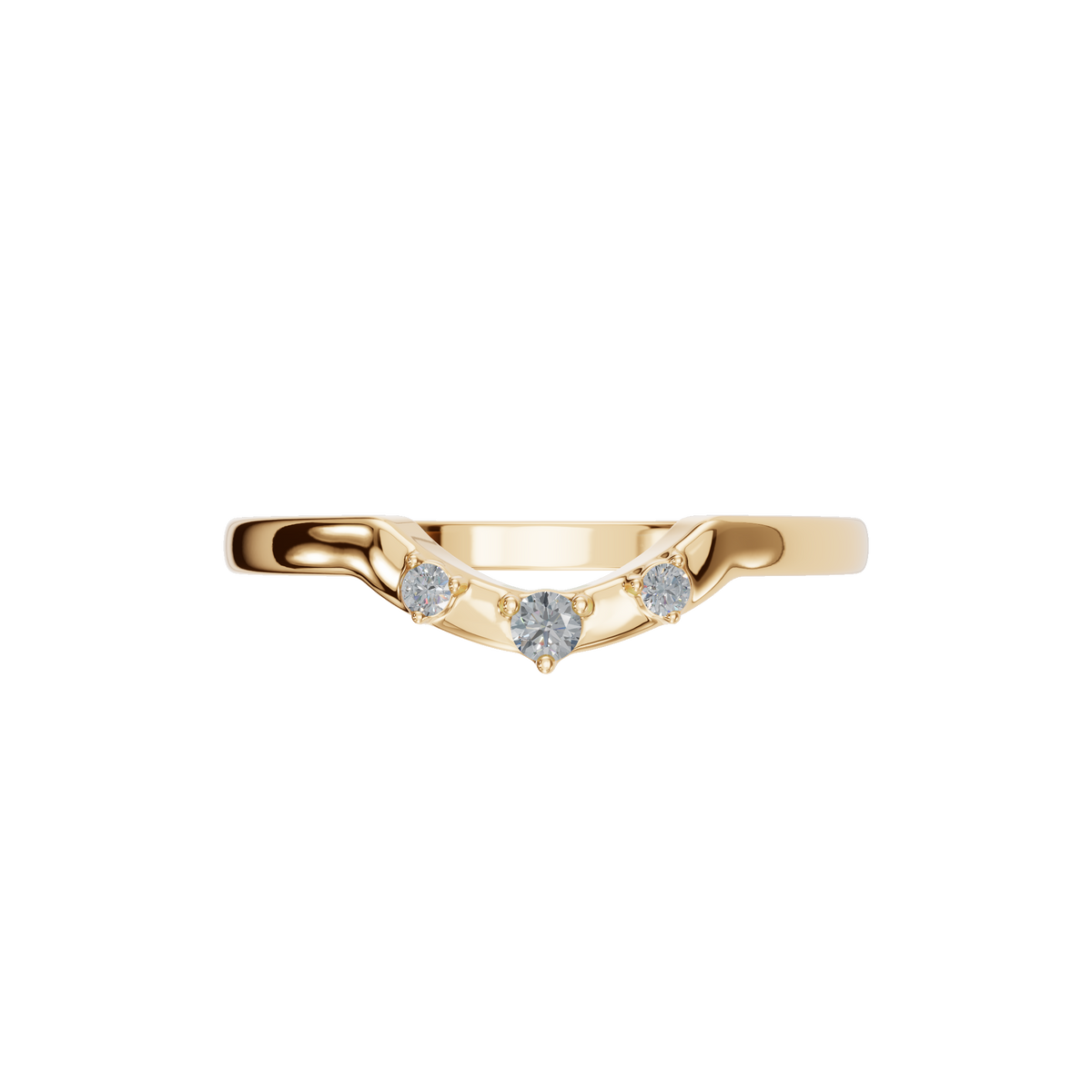 ROUND CURVE WEDDING BAND