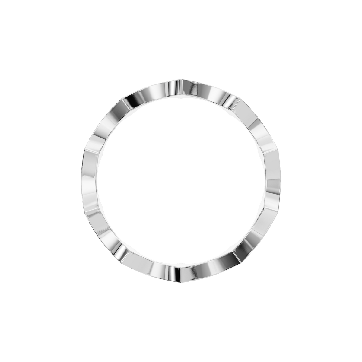 ROUND FANCY WEDDING BAND