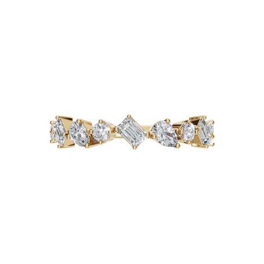 MULTI-SHAPE WEDDING BAND - M&D Signature Jewels