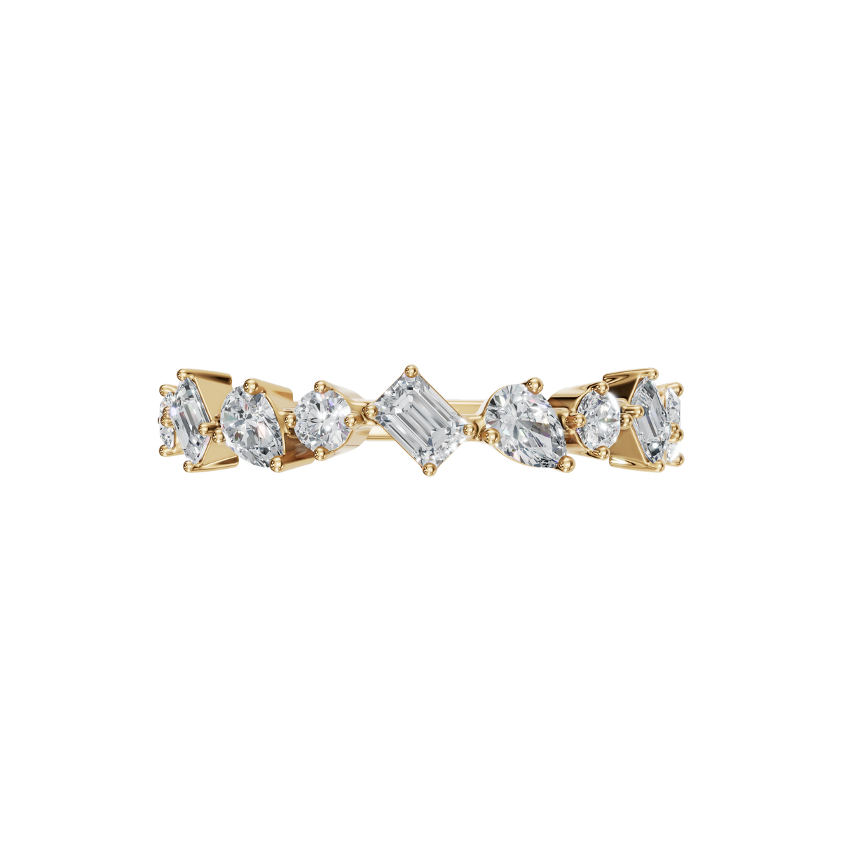 MULTI-SHAPE WEDDING RING