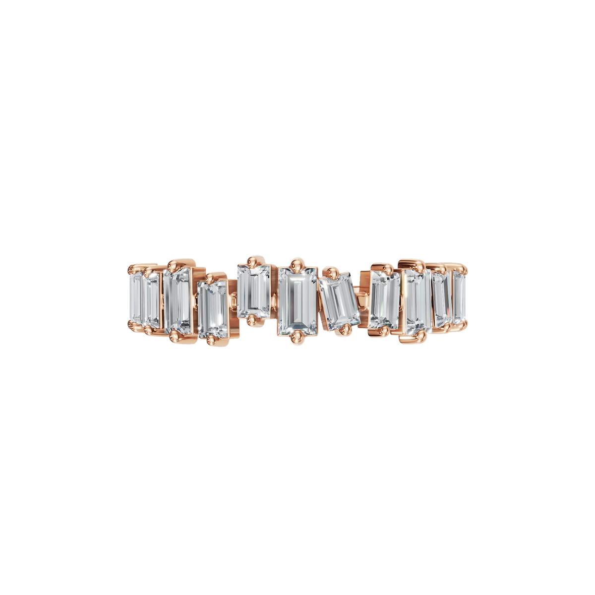 BAGUETTE WEDDING BAND