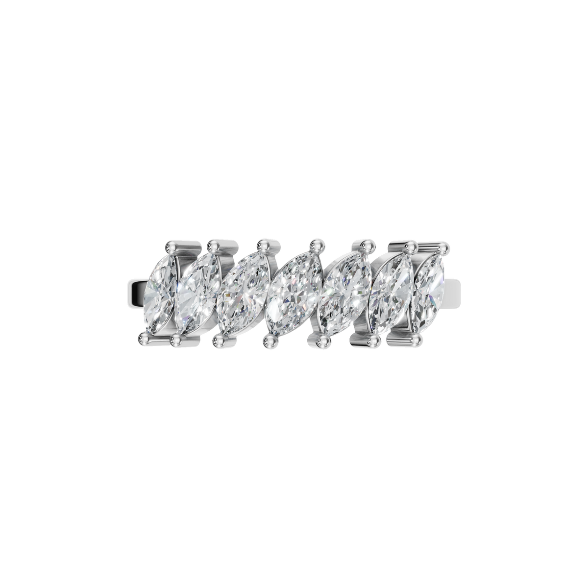 MARQUISE HALF ETERNITY WEDDING BAND