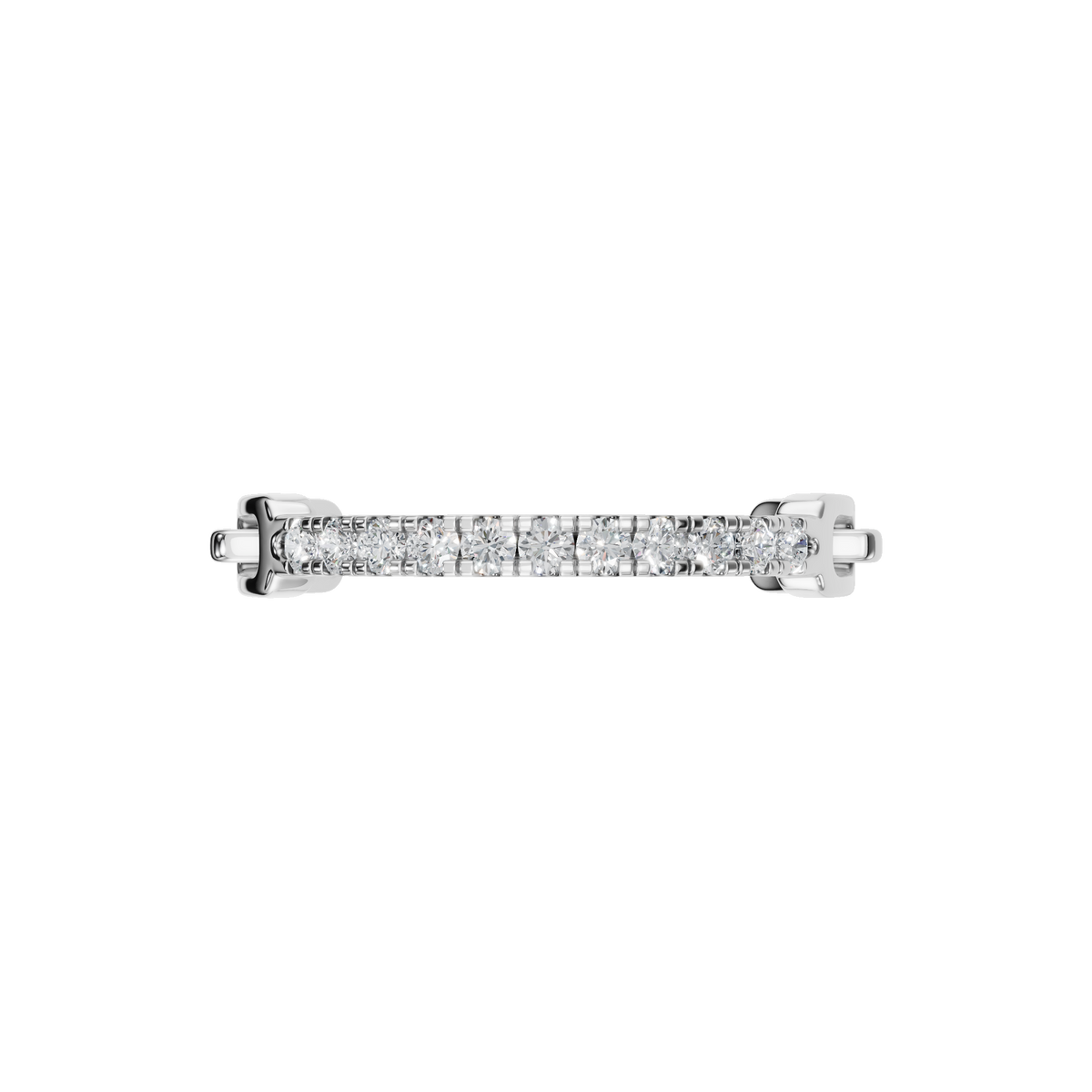 ROUND HALF ETERNITY WEDDING BAND