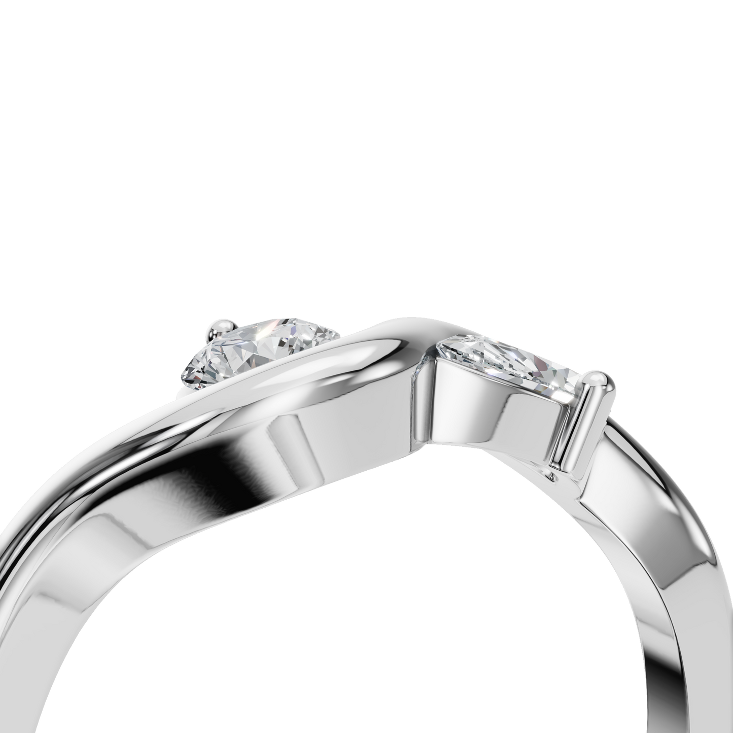 ROUND MARQUISE WEDDING RING - M&D Signature Jewels