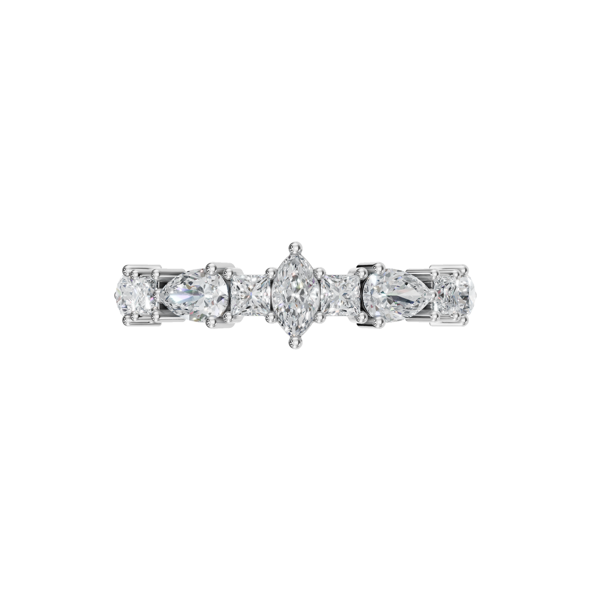 MULTI-SHAPE WEDDING BAND