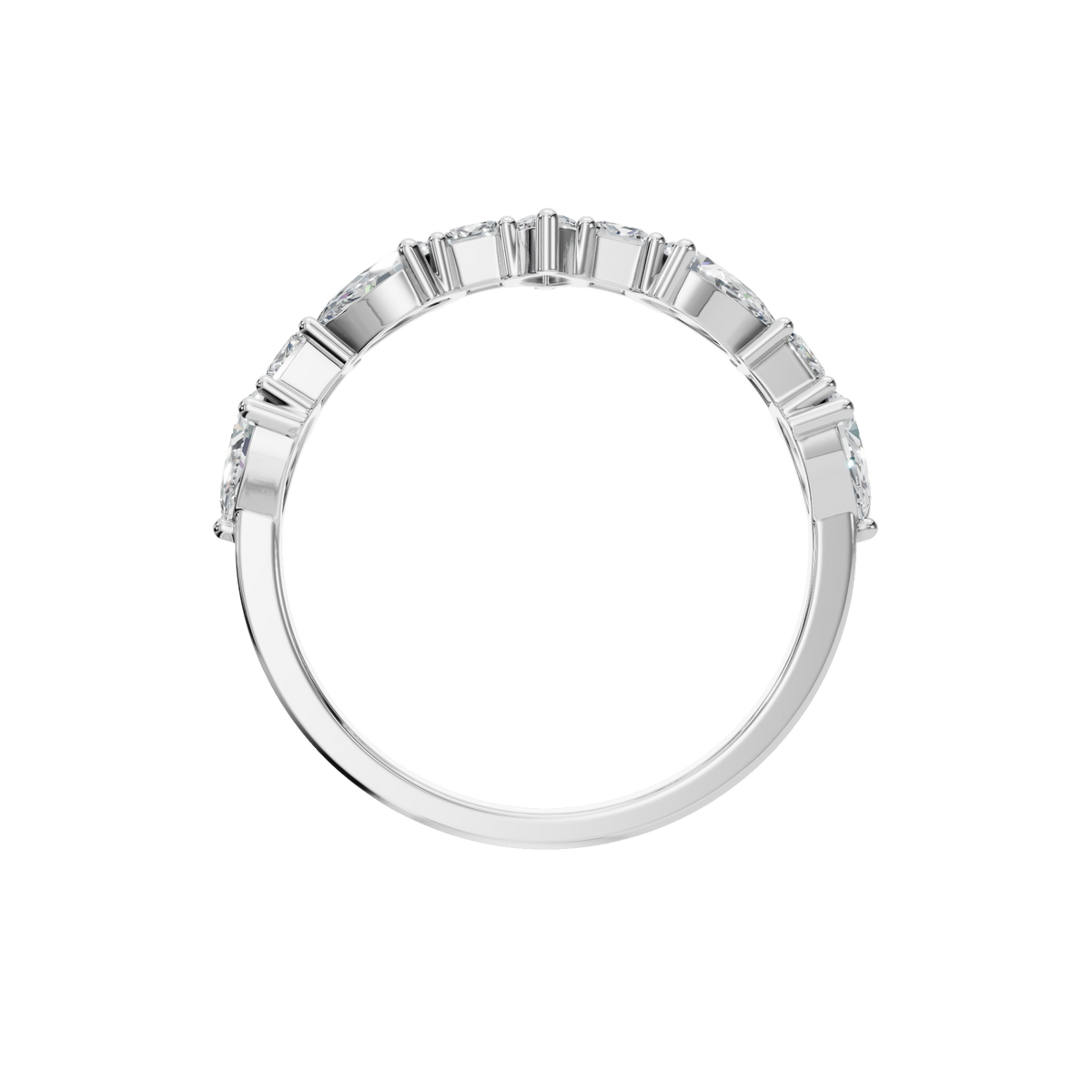 MULTI-SHAPE WEDDING BAND