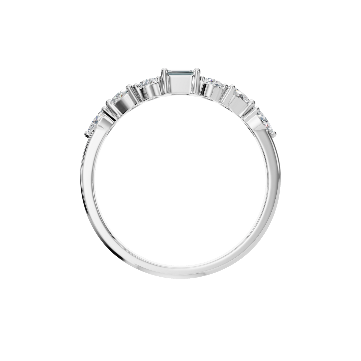 MULTI-SHAPE WEDDING BAND - M&D Signature Jewels