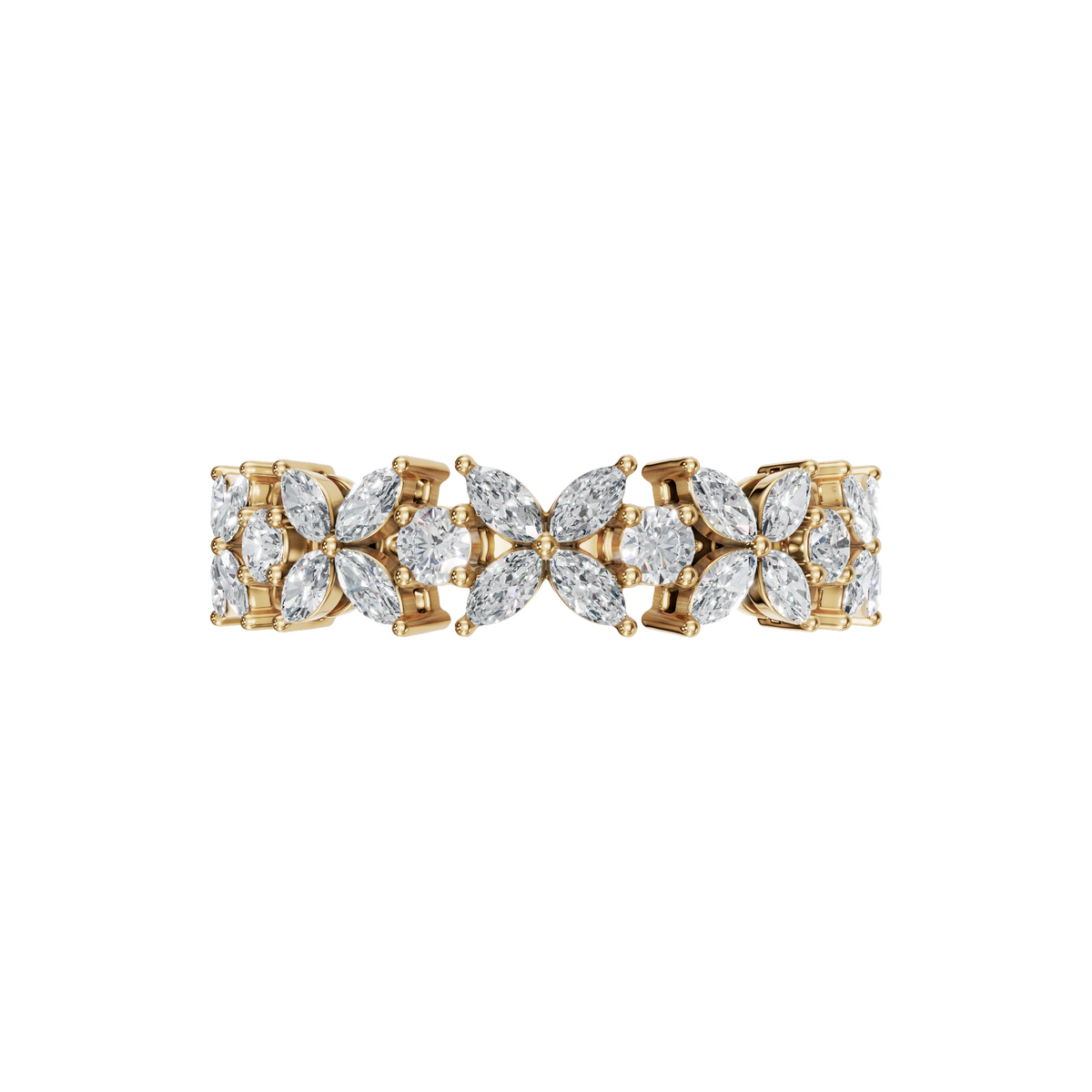 FANCY HALF ETERNITY BAND