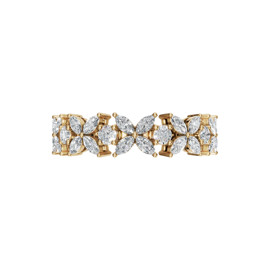 FANCY HALF ETERNITY BAND - M&D Signature Jewels