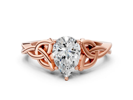 PEAR SOLITAIRE - M&D Signature Jewels
