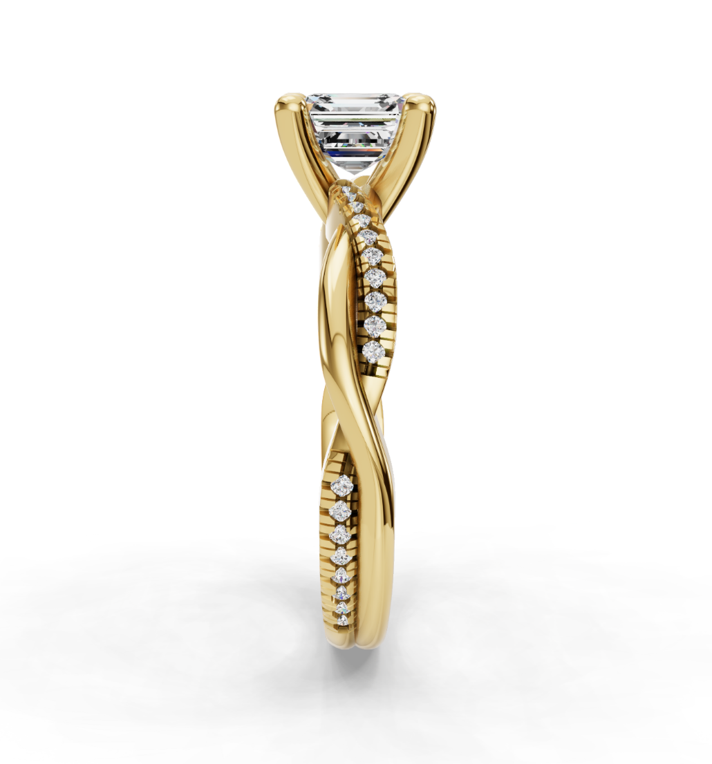 ASSCHER NATURE INSPIRED RING