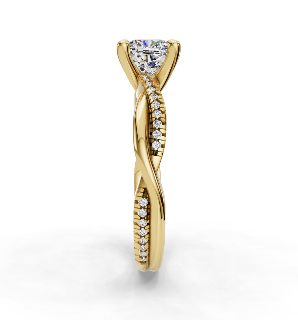 CUSHION NATURE INSPIRED RING