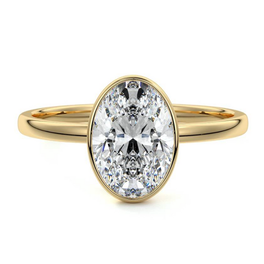 OVAL BEZEL RING