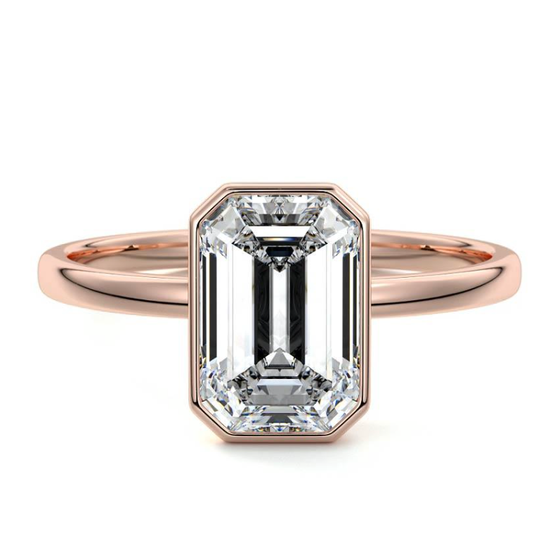 EMERALD BEZEL RING