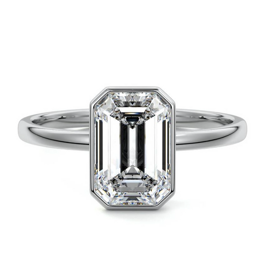 EMERALD BEZEL RING