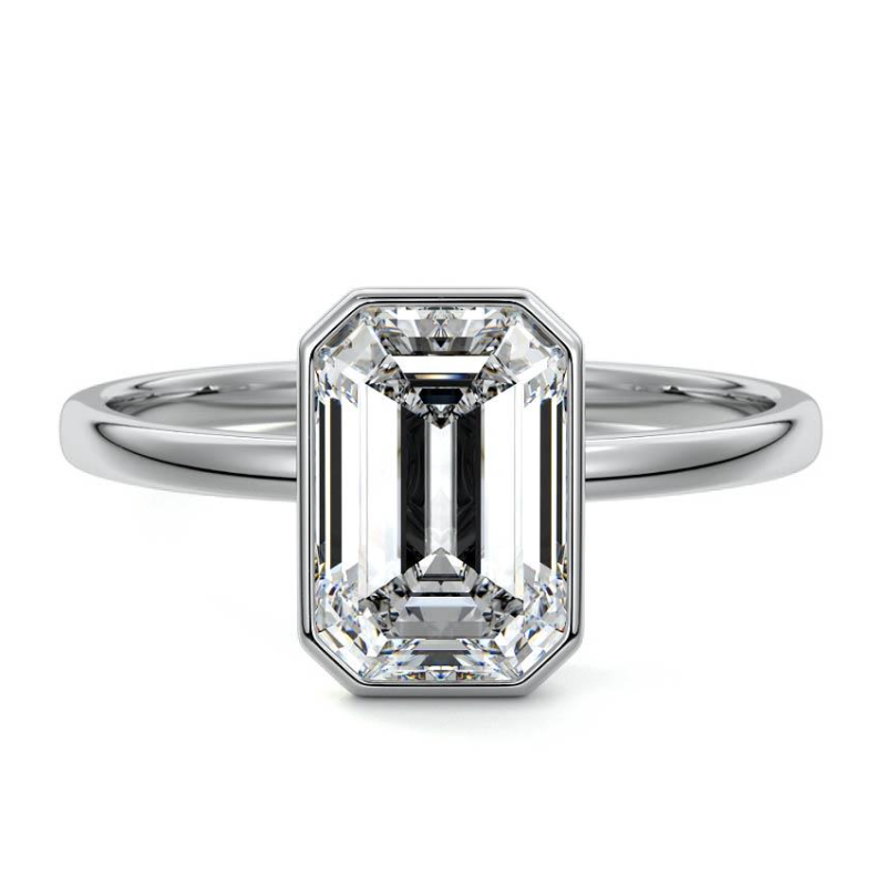 EMERALD BEZEL RING