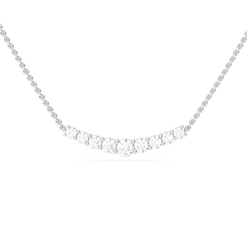 9 STONE ROUND PENDANT