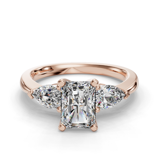 RADIANT 3 STONE RING